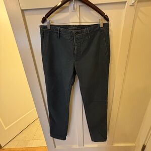 Dark blue incotex khaki pants